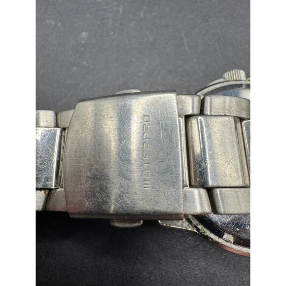 Guess Waterpro Men's Watch G95377G Black Dial Stainless Steel 41.4mm 100M WR - Picture 9 of 12